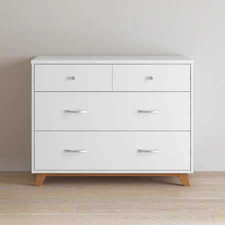 Child Craft Soho 3-Drawer Dresser - White/Natural