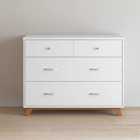 Child Craft Soho 3-Drawer Dresser - White/Natural