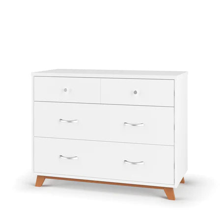 Child Craft Soho 3-Drawer Dresser - White/Natural