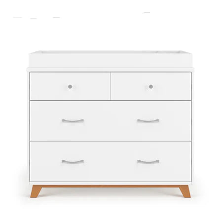 Child Craft Soho 3-Drawer Dresser - White/Natural