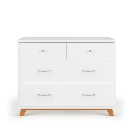 Child Craft Soho 3-Drawer Dresser - White/Natural