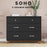 Child Craft Soho 3-Drawer Dresser - Ebony