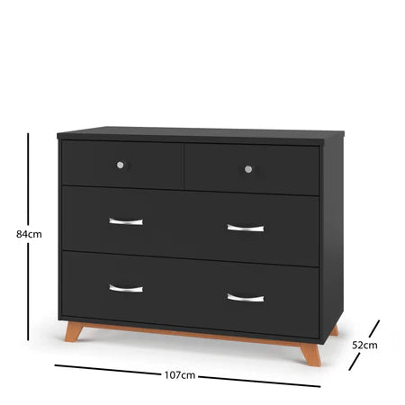 Child Craft Soho 3-Drawer Dresser - Ebony
