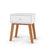Child Craft Soho Night Stand - White/Natural