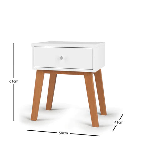 Child Craft Soho Night Stand - White/Natural