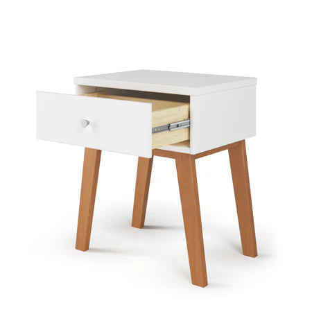 Child Craft Soho Night Stand - White/Natural