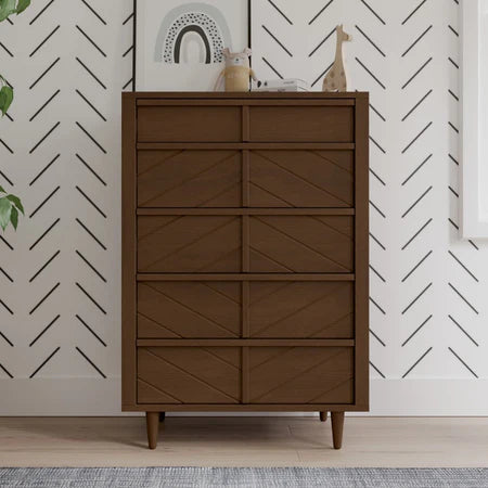 Child Craft Surrey Hill 5-Drawer Chest - Toasted Chestnut