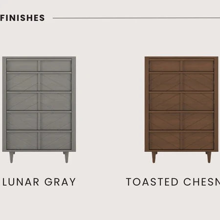 Child Craft Surrey Hill 5-Drawer Chest - Toasted Chestnut