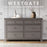 Child Craft Westgate 6-Drawer Dresser - Chelsea Grey