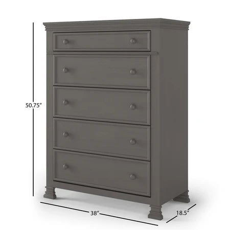 Child Craft Westgate 5-Drawer Chest - Chelsea Grey