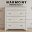 Child Craft Harmony 3-Drawer Dresser - Brushed Cotton