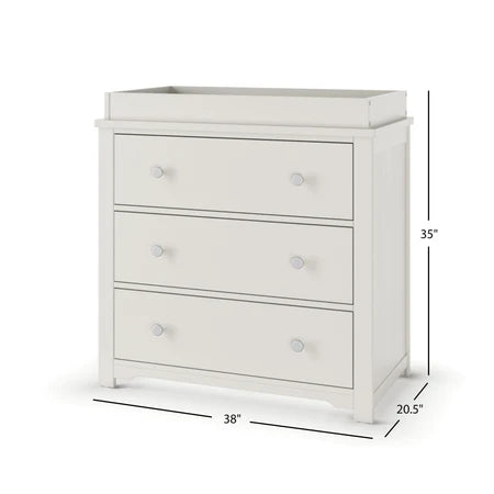 Child Craft Harmony 3-Drawer Dresser - Brushed Cotton