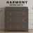 Child Craft Harmony 3-Drawer Dresser - Dapper Grey
