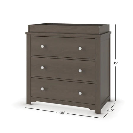 Child Craft Harmony 3-Drawer Dresser - Dapper Grey