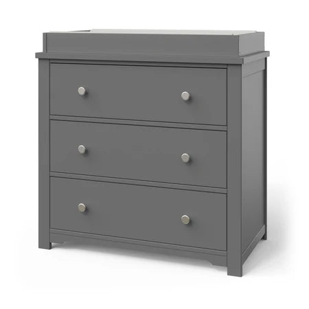 Child Craft Harmony 3-Drawer Dresser - Cool Grey