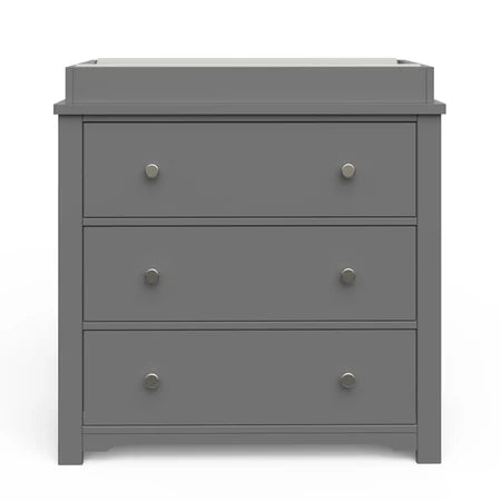 Child Craft Harmony 3-Drawer Dresser - Cool Grey