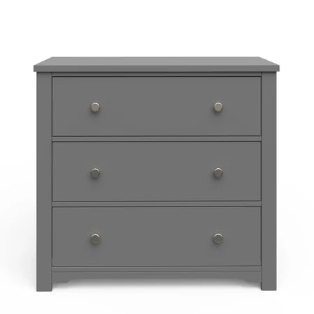 Child Craft Harmony 3-Drawer Dresser - Cool Grey