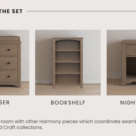 Child Craft Harmony Night Stand - Dusty Heather