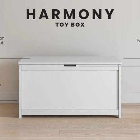 Child Craft Harmony Toy Box - Matte White