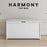 Child Craft Harmony Toy Box - Matte White
