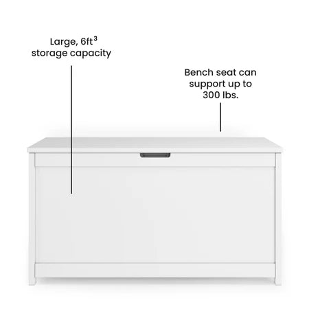 Child Craft Harmony Toy Box - Matte White