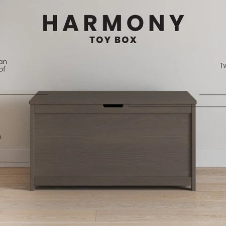 Child Craft Harmony Toy Box - Dapper Grey