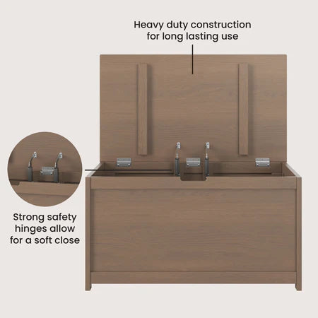 Child Craft Harmony Toy Box - Dusty Heather