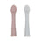 Kushies Silipop Spoons 2pk - Rose/Day Dream Grey