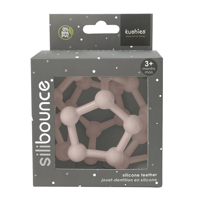 Kushies Silibounce Teether - Pink