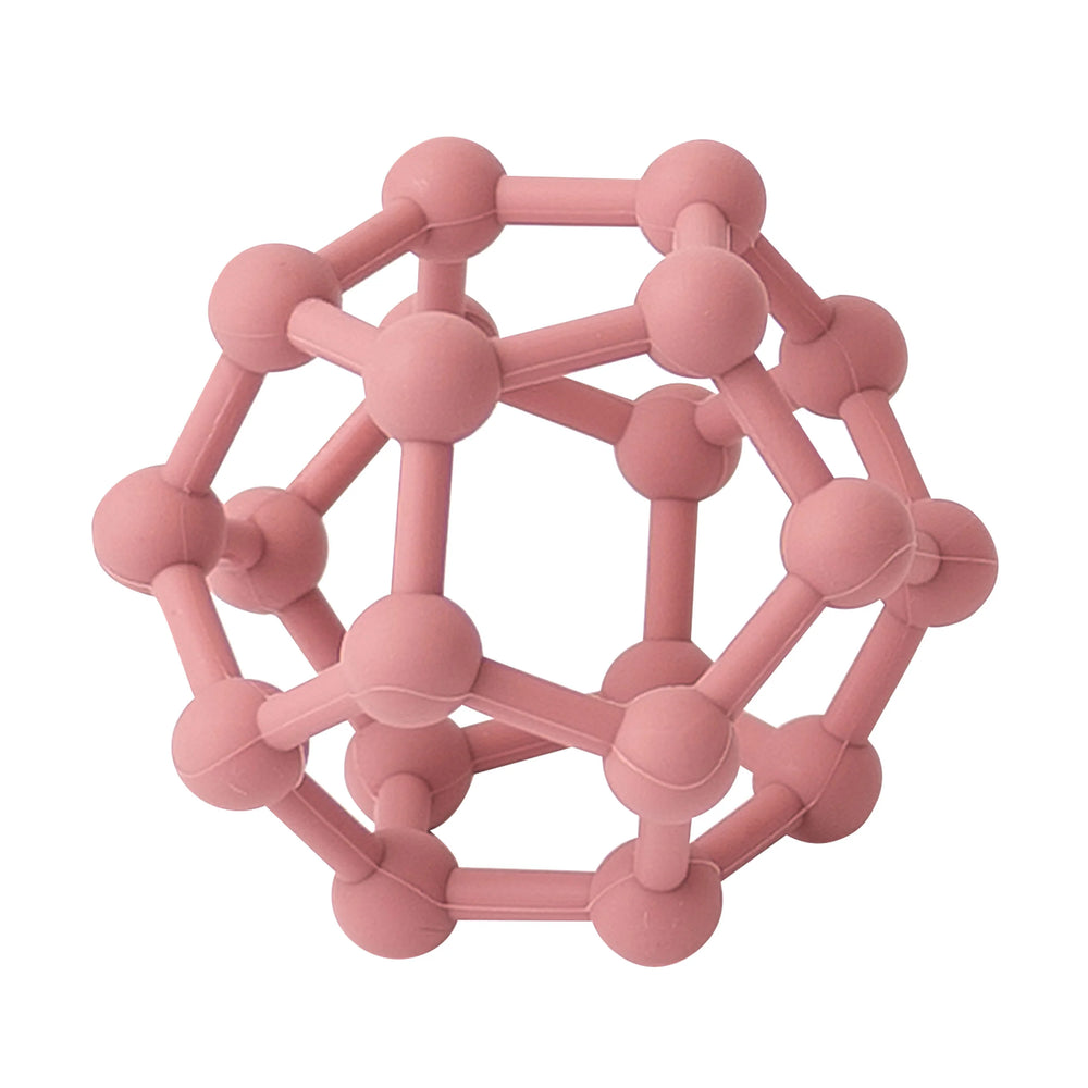 Kushies Silibounce Teether - Rose