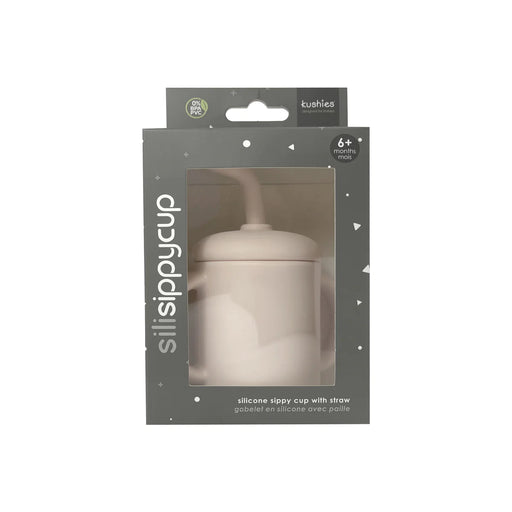 Kushies Silisippy Cup w/ Straw - Pink