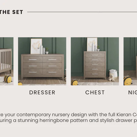 Child Craft Kieran 5-Drawer Chest - Crescent Grey