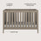 Child Craft Kieran 3-in-1 Crib - Crescent Grey