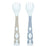 Kushies Silibend Fork 2pk - Sand/Blue