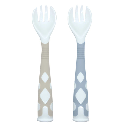 Kushies Silibend Fork 2pk - Sand/Blue
