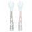 Kushies Silibend Fork 2pk - Sand/Pink