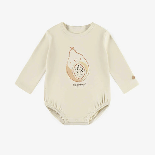 Souris Mini Long Sleeve Bodysuit - Papaya