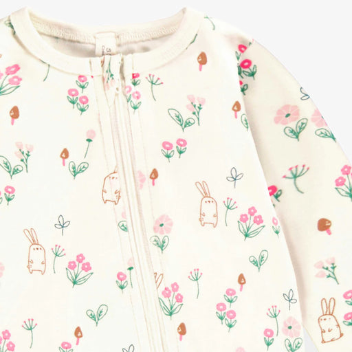 Souris Mini One Piece Pajama - Cream Rabbit
