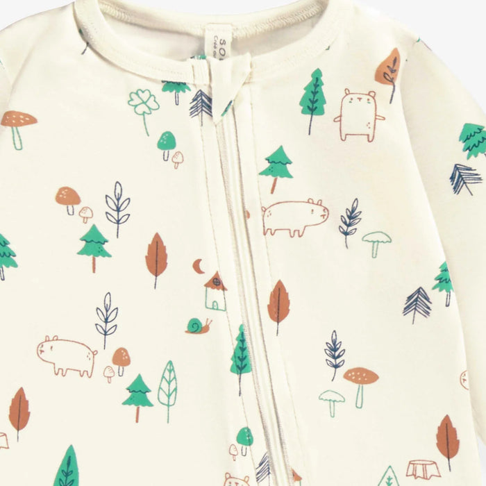 Souris Mini One Piece Pajama - Cream Bear