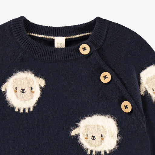 Souris Mini Knit Sweater - Navy Blue