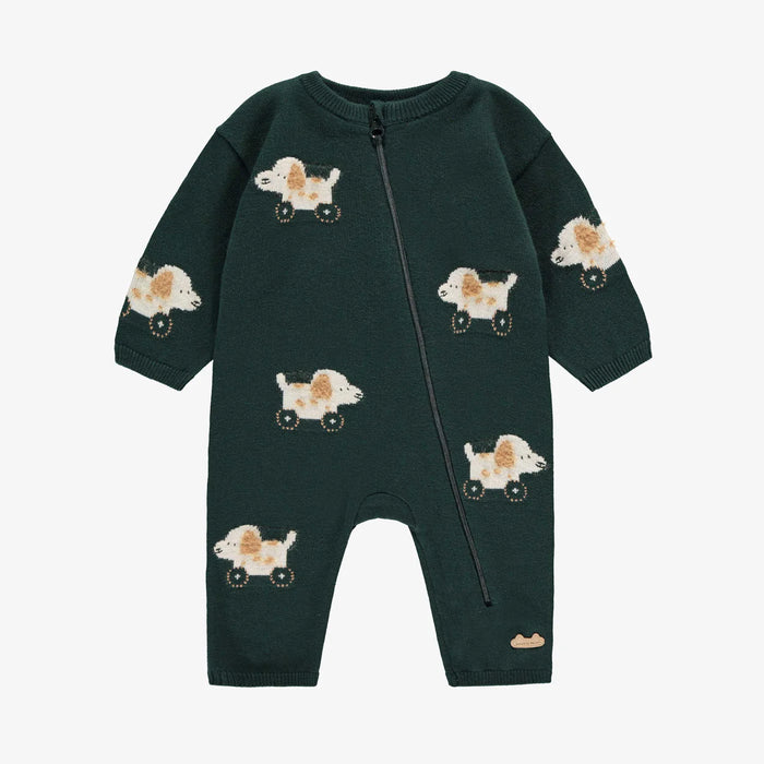 Souris Mini Knit One Piece - Green