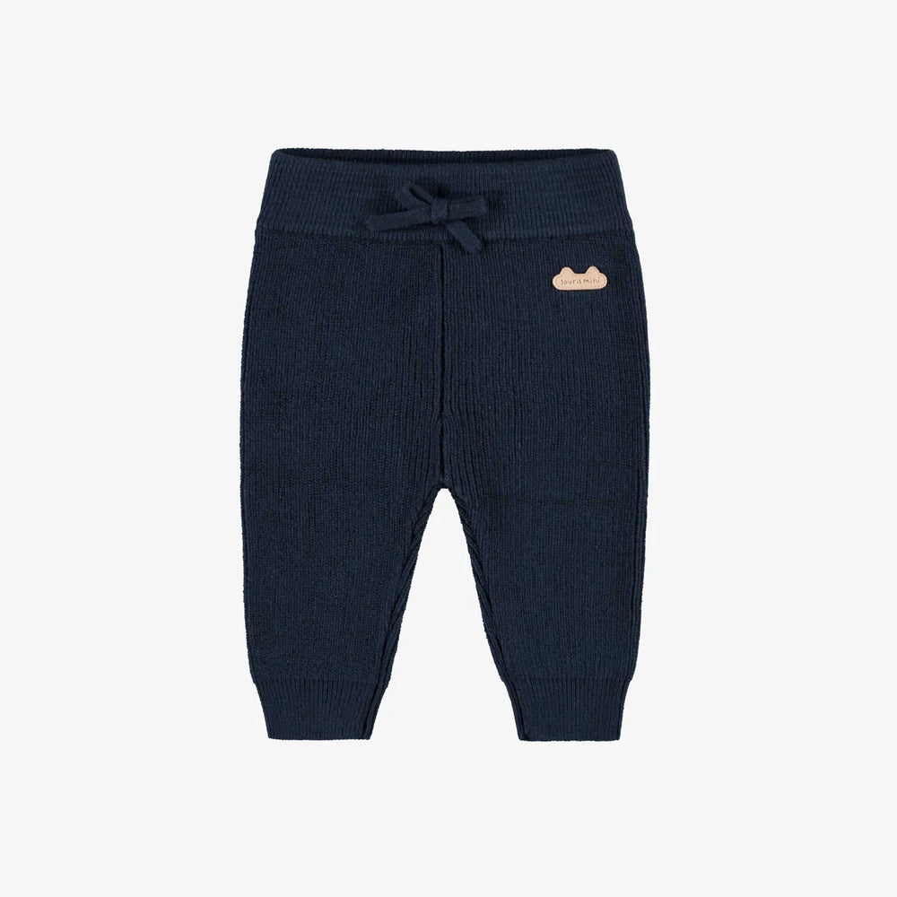 Souris Mini Knit Pants - Navy Blue