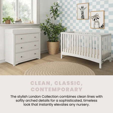Child Craft Harmony 3-Drawer Dresser - Matte White