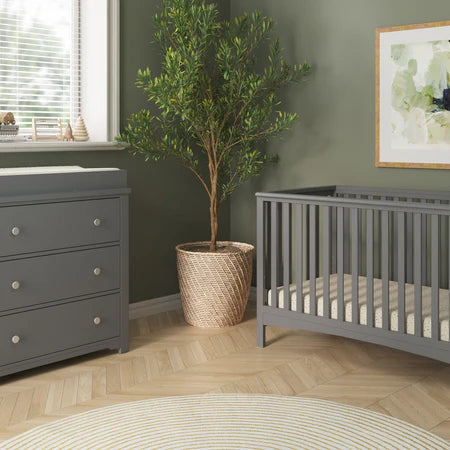 Child Craft Harmony 3-Drawer Dresser - Cool Grey