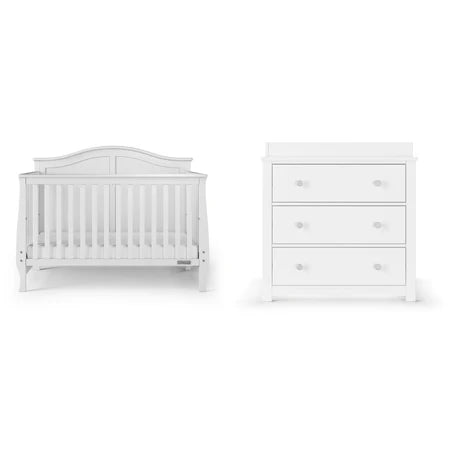Child Craft Camden 4-in-1 Crib - Matte White