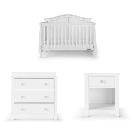 Child Craft Camden 4-in-1 Crib - Matte White
