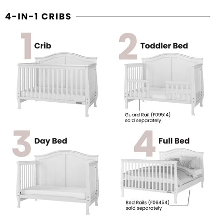 Child Craft Camden 4-in-1 Crib - Matte White