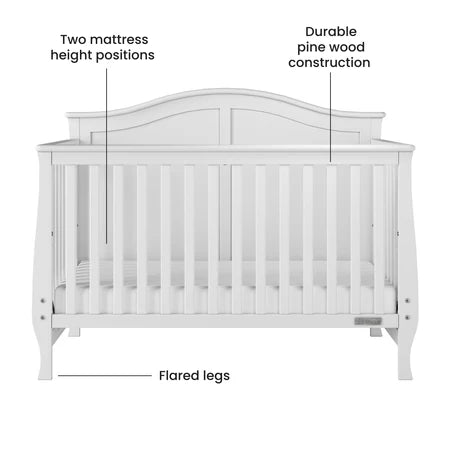 Child Craft Camden 4-in-1 Crib - Matte White