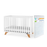 Child Craft Soho Crib+Simmons Fresh Mattress - White/Natural (STORE PICK UP ONLY)