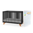 Child Craft Soho Crib+Simmons Fresh Mattress - Ebony (STORE PICK UP ONLY)